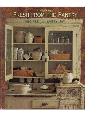 Longaberger “Fresh From The Pantry Recipes for Everyday” Cookbook!